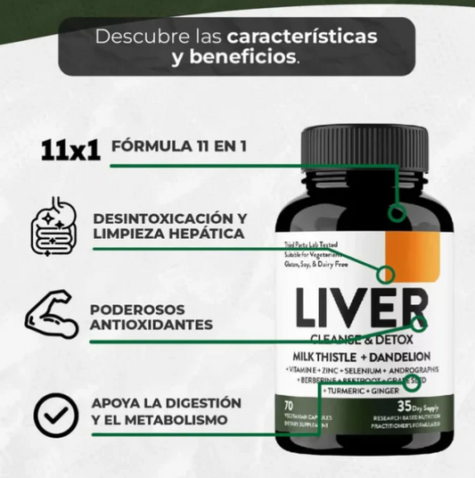 Liver Cleanse & Detox | Apoyo natural para tu bienestar digestivo y hepático